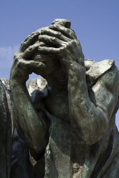 The Burghers of Calais (detail) by Auguste Rodin